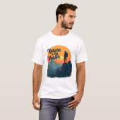 Natuur is mijn genezer - Wandelavontuur Retro Suns T-shirt (Voorkant volledig)