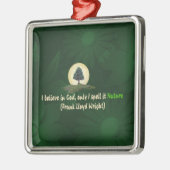 Natuur is mijn God Metalen Ornament (Links)