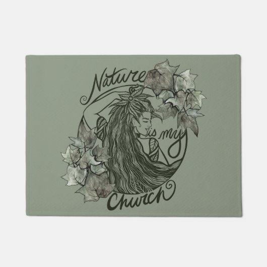 Natuur is mijn kerk Druid Goddess Deurmat (Voorkant)