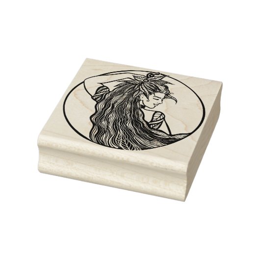 Natuur is mijn kerk Druid Goddess Rubberstempel (Stempel)