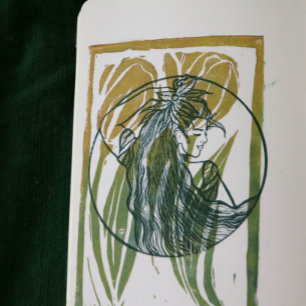 Natuur is mijn kerk Druid Goddess Rubberstempel