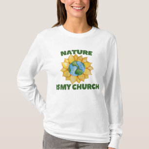 Natuur is mijn kerk t-shirt