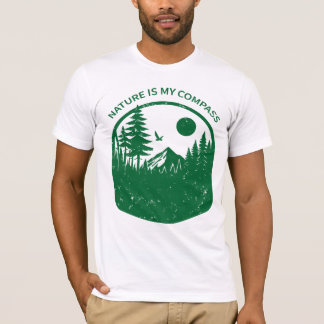 Natuur is mijn kompas t-shirt