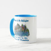 Natuur is mijn religie mok (Voorkant links)