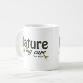 Natuur is mijn zuivere Mok van het Citaat (Voorkant links)