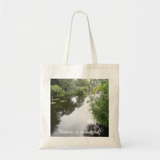 Natuur is mooi: een oud thema tote bag (Voorkant)