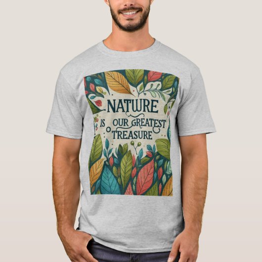 Natuur is ons mooiste T-shirt (Voorkant)