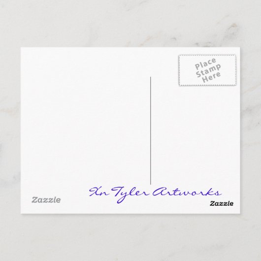 Natuur is ouder briefkaart (Achterkant)