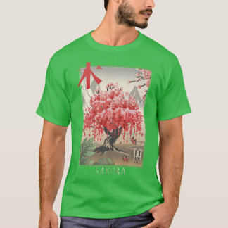 Natuur Japanse Cherry Blossom Sakura Flower Tree T-shirt