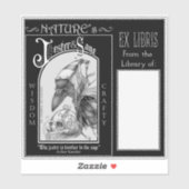 Natuur Jester en Sage Bookplate Sticker (Vel)