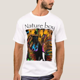 Natuur Jongeenolifantenregenboogdieren T-shirt