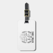 Natuur Junkie Bagagelabel (Voorkant verticaal)