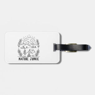 Natuur Junkie Bagagelabel