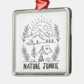 Natuur Junkie Metalen Ornament (Links)