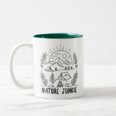 Natuur Junkie Tweekleurige Koffiemok (Links)