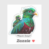 "Natuur juweel" Sticker (Vel)