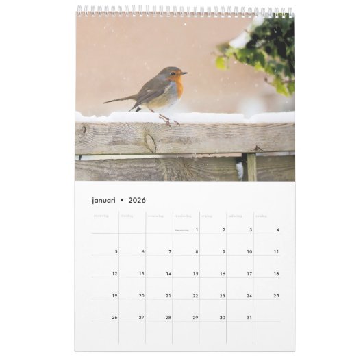 Natuur  kalender (Jan 2026)