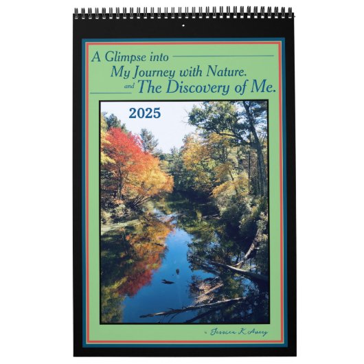 natuur kalender 2025 met quotes (Hoes)