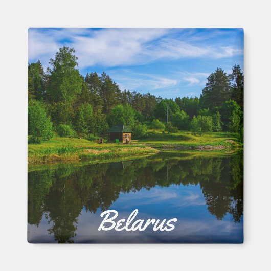 Natuur Kanaalbos Wit-Rusland Magneet (Voorkant)