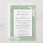 Natuur kant bruiloft kaart (Voorkant)