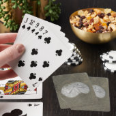 Natuur kasta voor zandspiering pokerkaarten (Insitu)