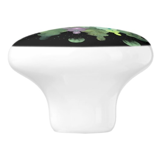 Natuur Kind Mandala Pattern Keramische Knop (Zijkant)