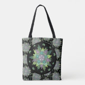 Natuur Kind Mandala Pattern Tote Bag (Achterkant)
