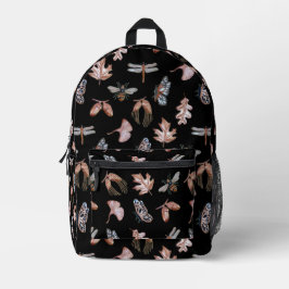 Natuur Kinder zwarte rugzak