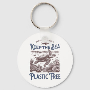 Natuur Kleding Earth Day Zee Schildpad voor Wo Sleutelhanger