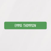 Natuur kleur naamlabels voor kinderen school labels (Design 1)