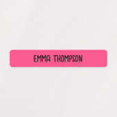 Natuur kleur naamlabels voor kinderen school labels (Design 2)
