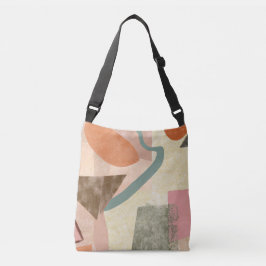 Natuur Kleuren Abstract Crossbody Tas