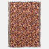 Natuur-kleuren - Tone Throw Blanket Warm Earth Deken (Voorkant Verticaal)