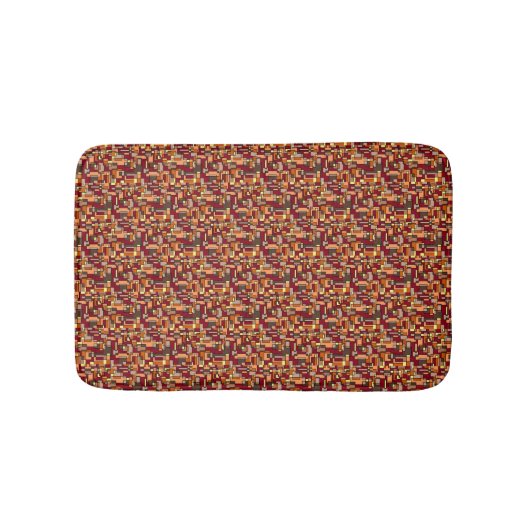 Natuur kleuren Warm Earth Tone Badmat (Voorkant)