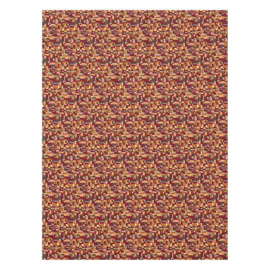 Natuur kleuren Warm Earth Tone Tafelkleed (Voorkant)