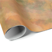 Natuur kleurtoon waterverf geborsteld cadeaupapier (Rol Hoek)