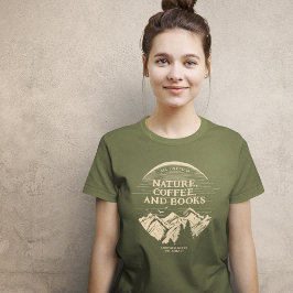 Natuur Koffie en Boeken T-shirt