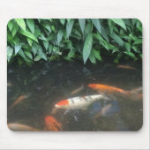 Natuur Koi Fishing in Pond Design Muismat (Voorkant)