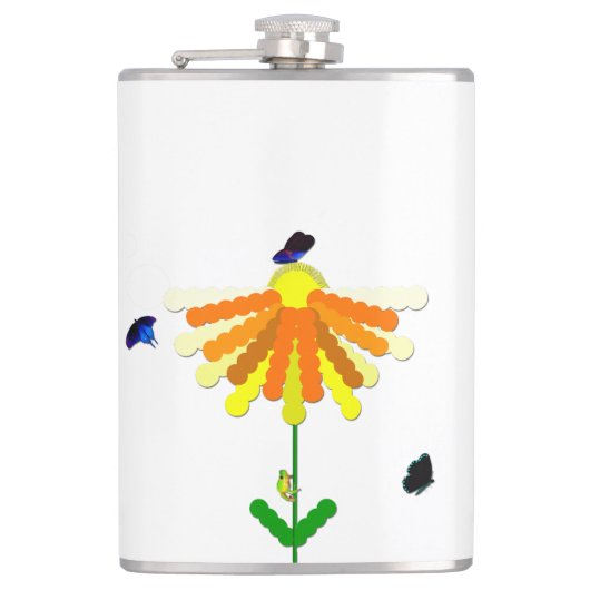 Natuur kolf heupfles (Voorkant)