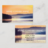 natuur kunst bergbomen visitekaartje (Voorkant / Achterkant)