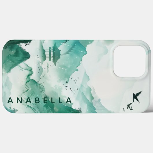 Natuur Kunst I Aangepaste naam Case-Mate iPhone Case (Achterkant (horizontaal))