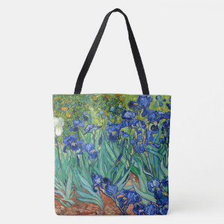 Natuur kunst van de Irises Vincent Van Gogh Blue F Tote Bag