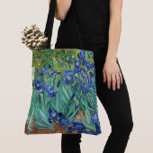 Natuur kunst van de Irises Vincent Van Gogh Blue F Tote Bag (Dichtbij)