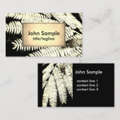 natuur kunst visitekaartje sepia fotografie (Voorkant / Achterkant)