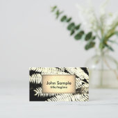 natuur kunst visitekaartje sepia fotografie (Staand voorkant)