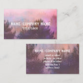 natuur-kunstbomen visitekaartje (Voorkant / Achterkant)