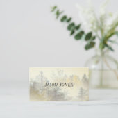 natuur - kunstmist op maat van bergen visitekaartje (Staand voorkant)