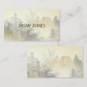 natuur - kunstmist op maat van bergen visitekaartje (Voorkant / Achterkant)