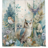 Natuur Kunstwerk Douchegordijn (Voorkant)