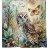 Natuur Kunstwerk Douchegordijn (Voorkant)